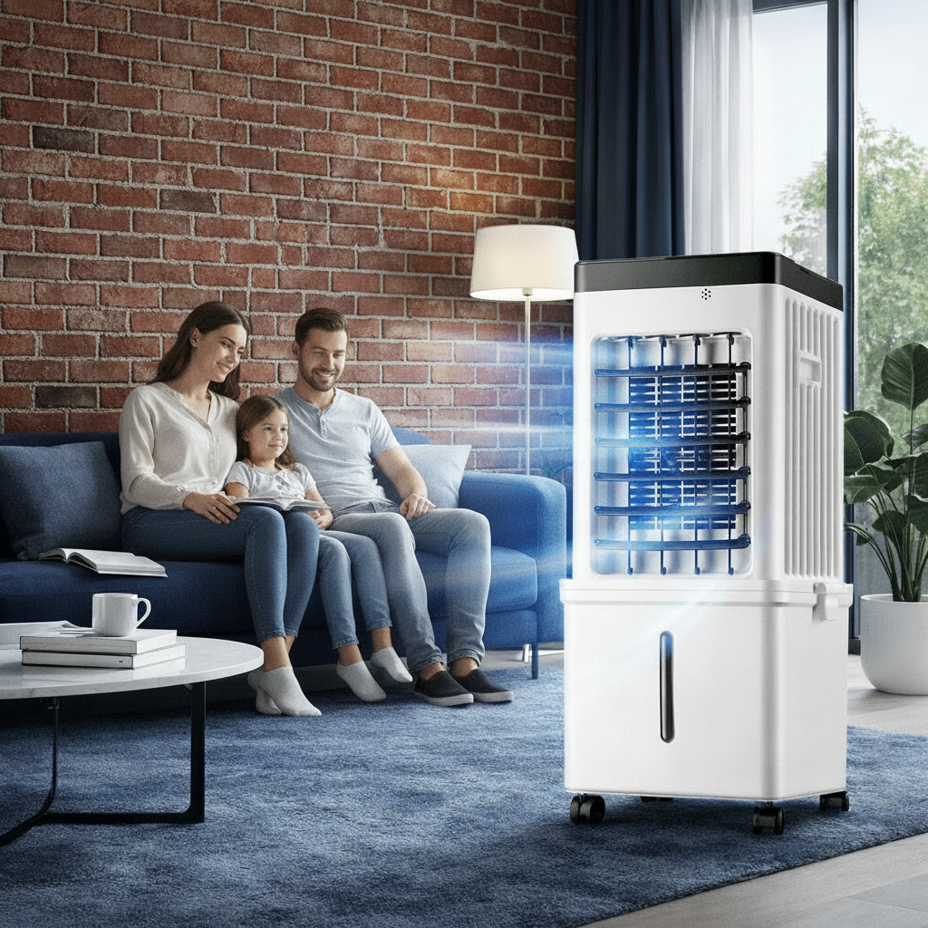 NOVACOOL – 3-in-1 Luchtkoeler – Ventilator & Bevochtiging in Eén