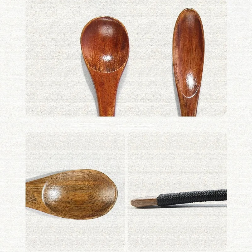 Olijfhouten lepel