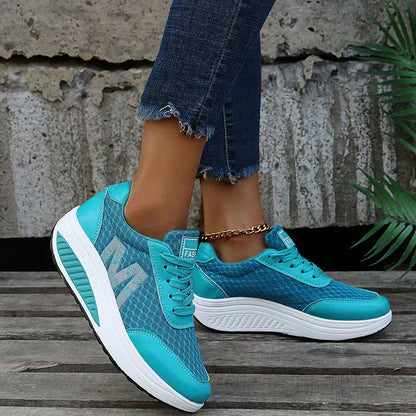Ondersteunende wandelsneakers voor dames met ademend comfort