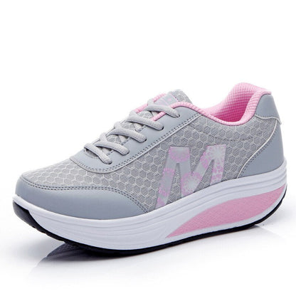Ondersteunende wandelsneakers voor dames met ademend comfort