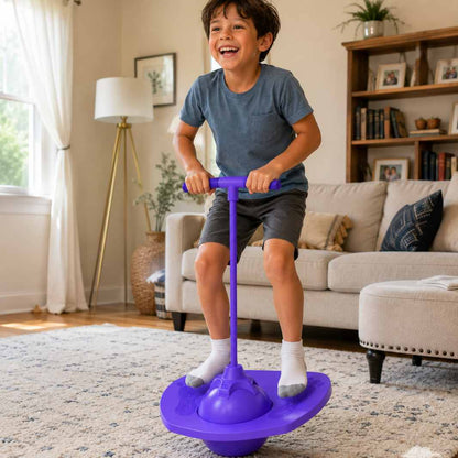Pogobal met handvat voor kinderen