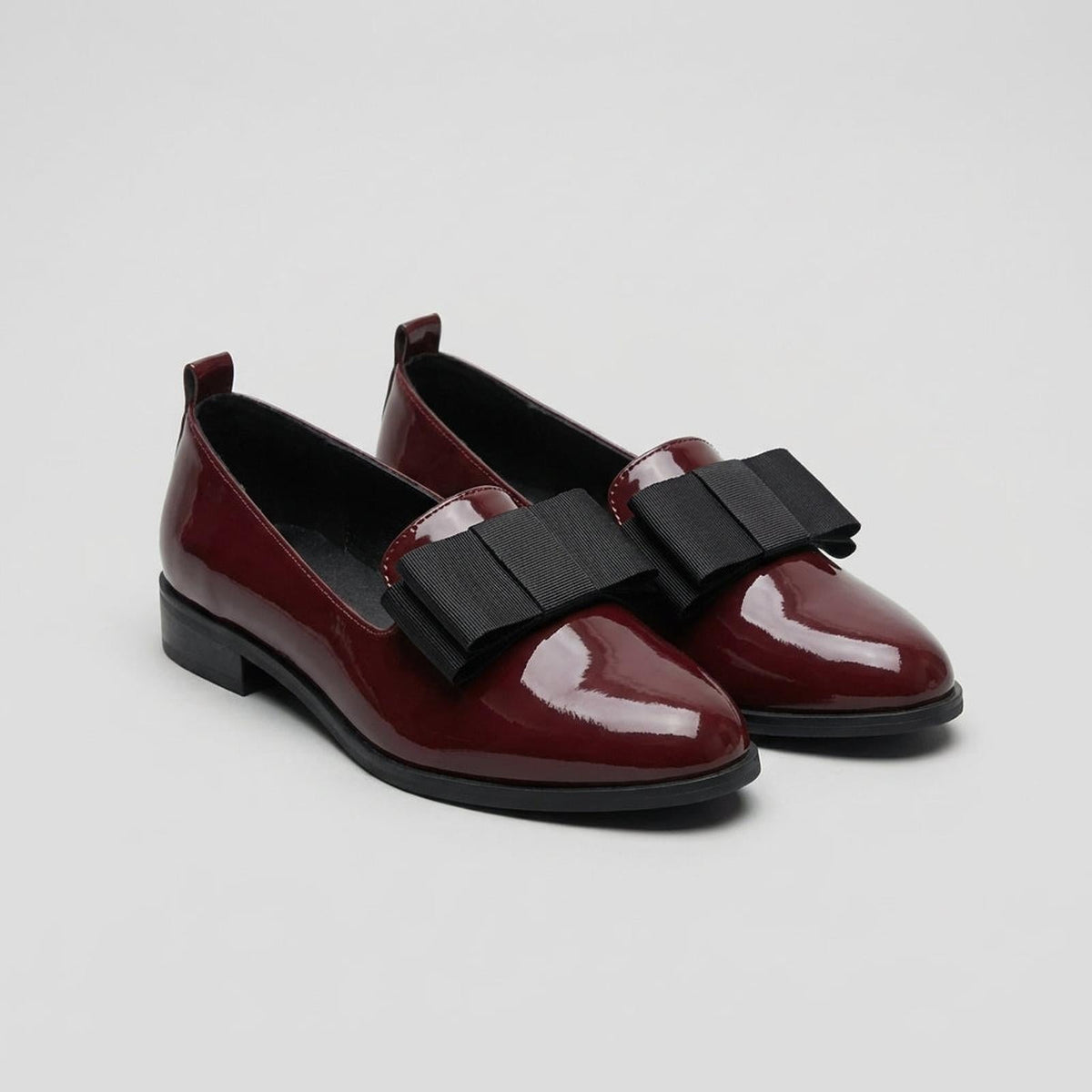 Orthopedische instaploafers voor dames met strikdetail