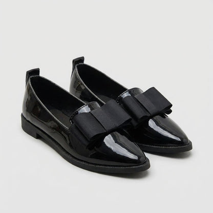 Orthopedische instaploafers voor dames met strikdetail