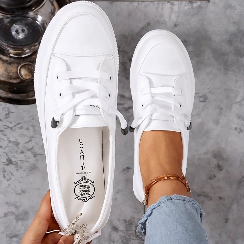 Orthopedische vetersneakers voor dames met voetboogondersteuning en demping