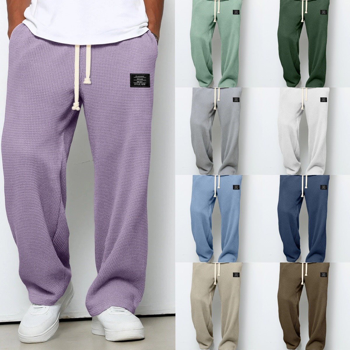 Image of Oscar | Heren Loose Fit Sweatpants met Trekkoord