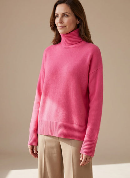 Oversized gebreide coltrui voor dames