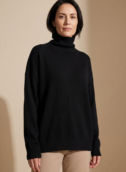 Oversized gebreide coltrui voor dames
