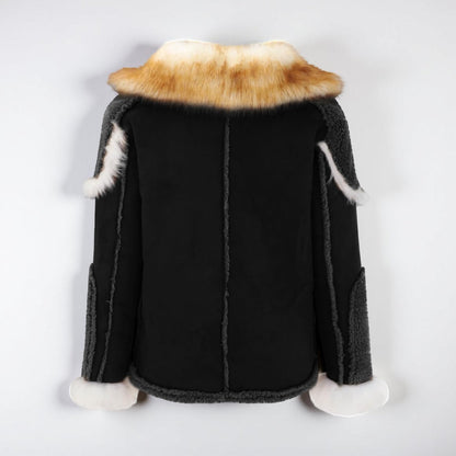 Oversized winterjas voor heren met dikke kraag