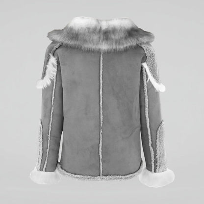 Oversized winterjas voor heren met dikke kraag