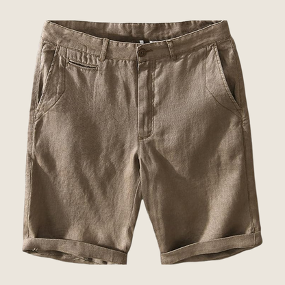 Image of Paul | Heren Casual Shorts met Platte Voorkant