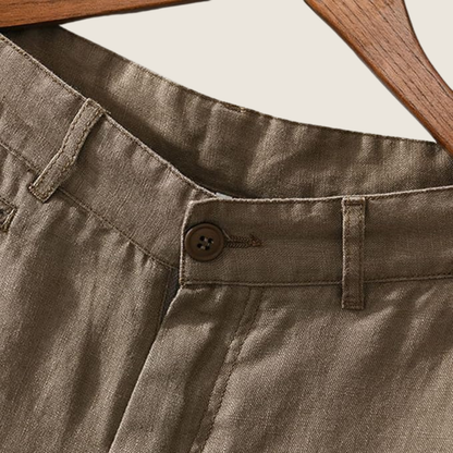 Image of Paul | Heren Casual Shorts met Platte Voorkant