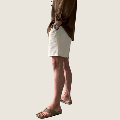 Image of Paul | Heren Casual Shorts met Platte Voorkant