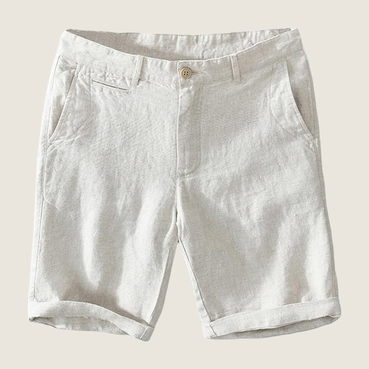 Image of Paul | Heren Casual Shorts met Platte Voorkant