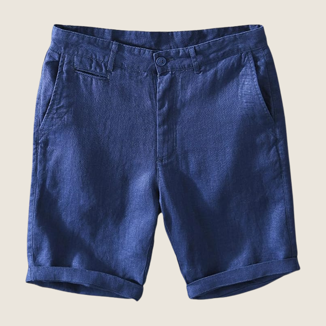 Image of Paul | Heren Casual Shorts met Platte Voorkant
