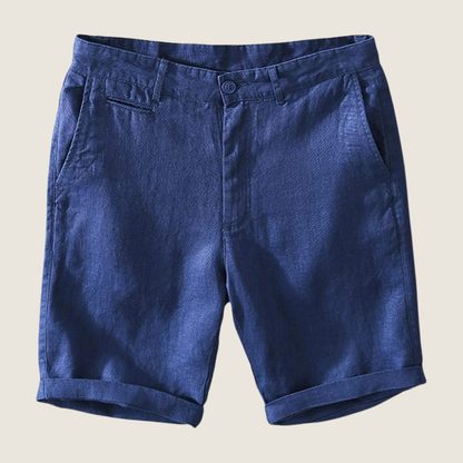Image of Paul | Heren Casual Shorts met Platte Voorkant