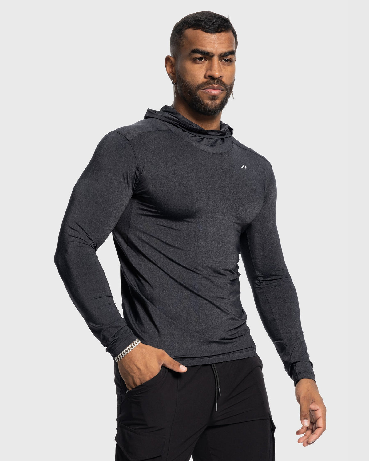 Performance baselayer hoodie voor heren