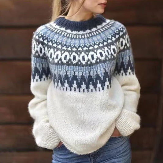 Pernille | Fair Isle trui met relaxed fit voor dames