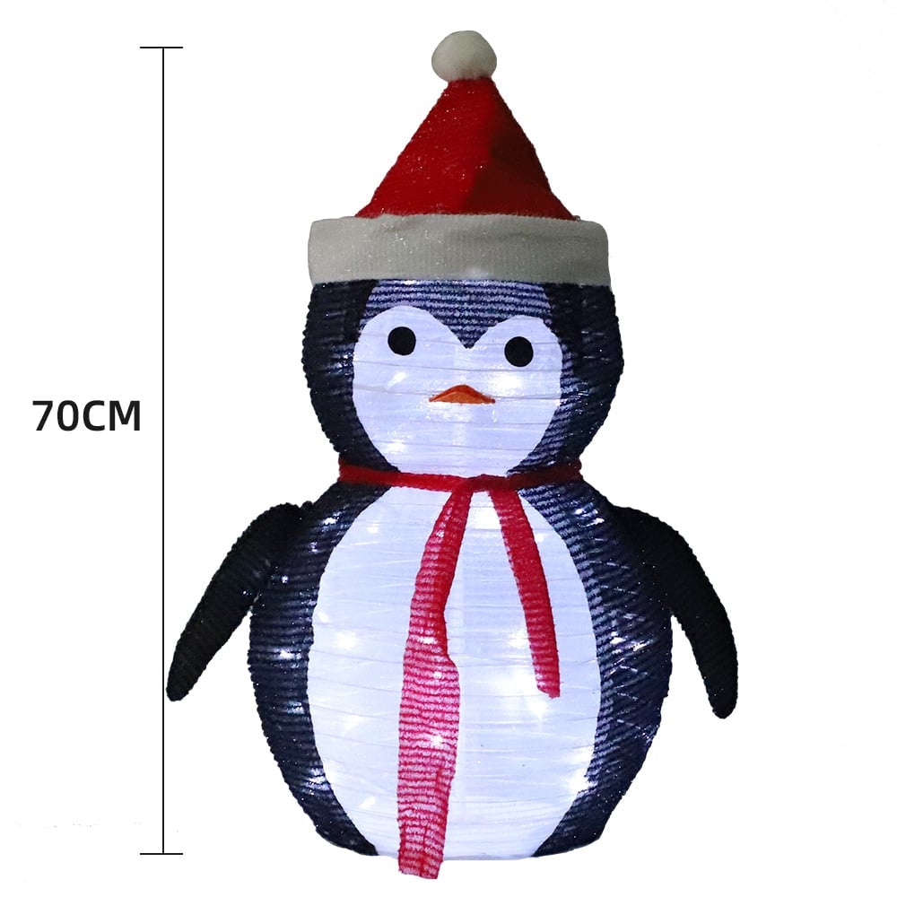 Pinguïn hoogte 70 cm - Opvouwbaar met timer