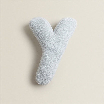 Pluche letterkussen - Zacht letterkussen voor slaapkamer en kinderkamer