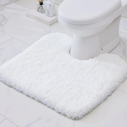 Pluche toiletmat voor de badkamer