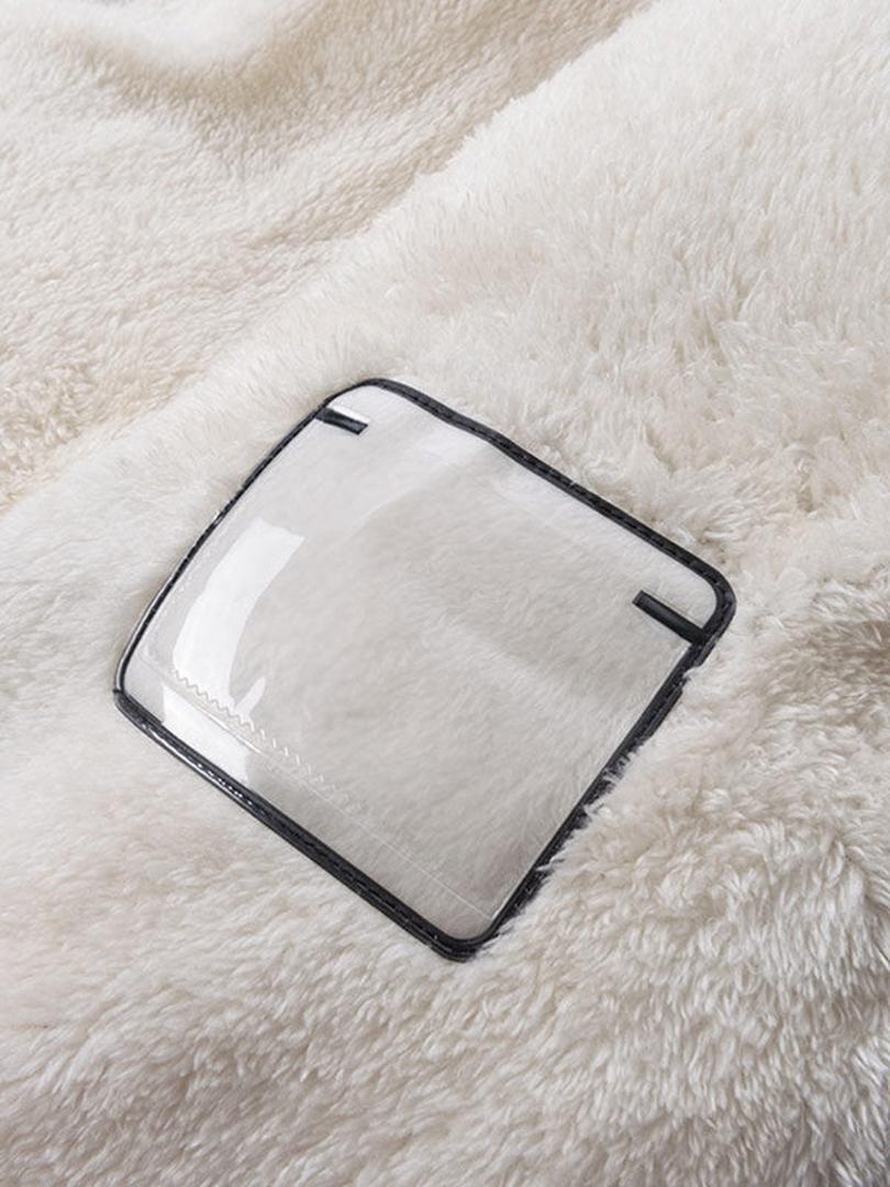 Pufferjas voor heren met fleece en ritssluiting