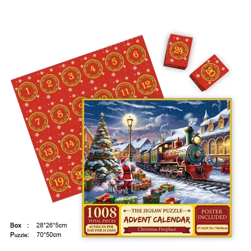 Puzzel-adventskalender - Elke dag een nieuwe verrassing
