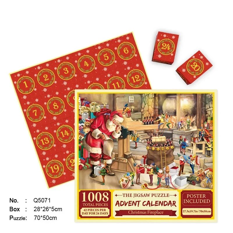 Puzzel-adventskalender - Elke dag een nieuwe verrassing