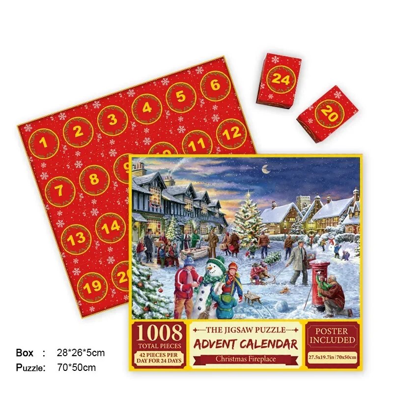 Puzzel-adventskalender - Elke dag een nieuwe verrassing