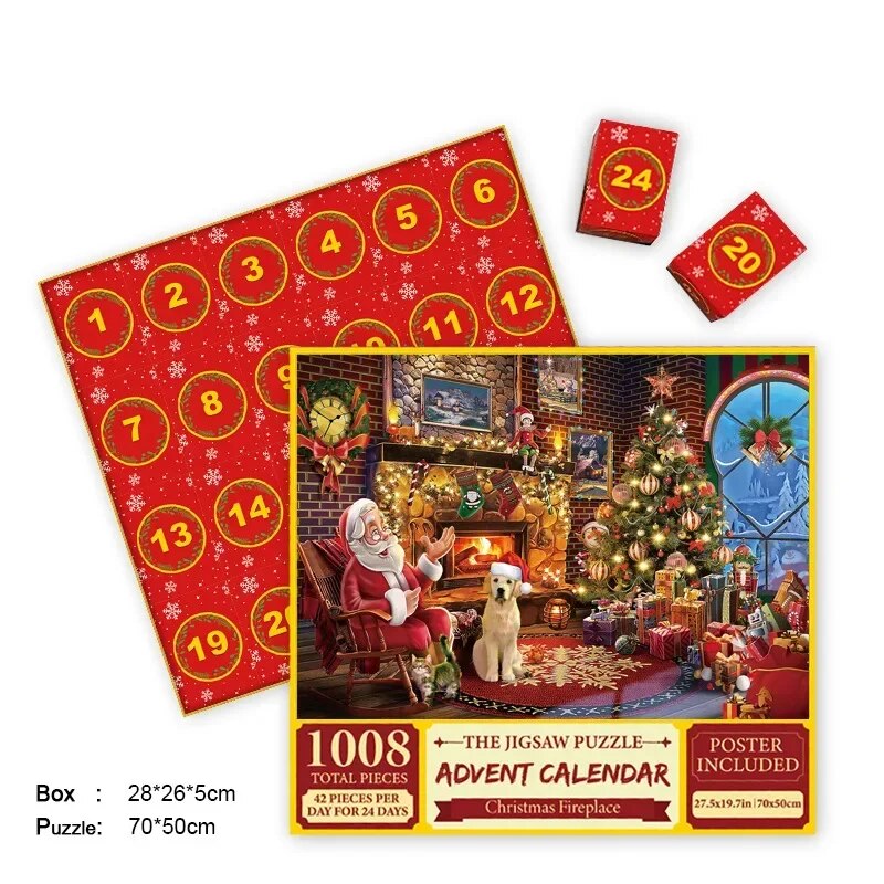 Puzzel-adventskalender - Elke dag een nieuwe verrassing
