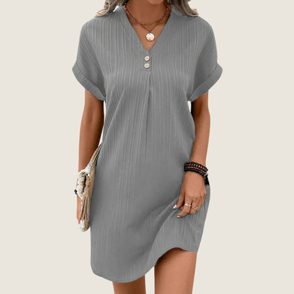 Image of Rebecca | Dames V-hals Mini Jurk