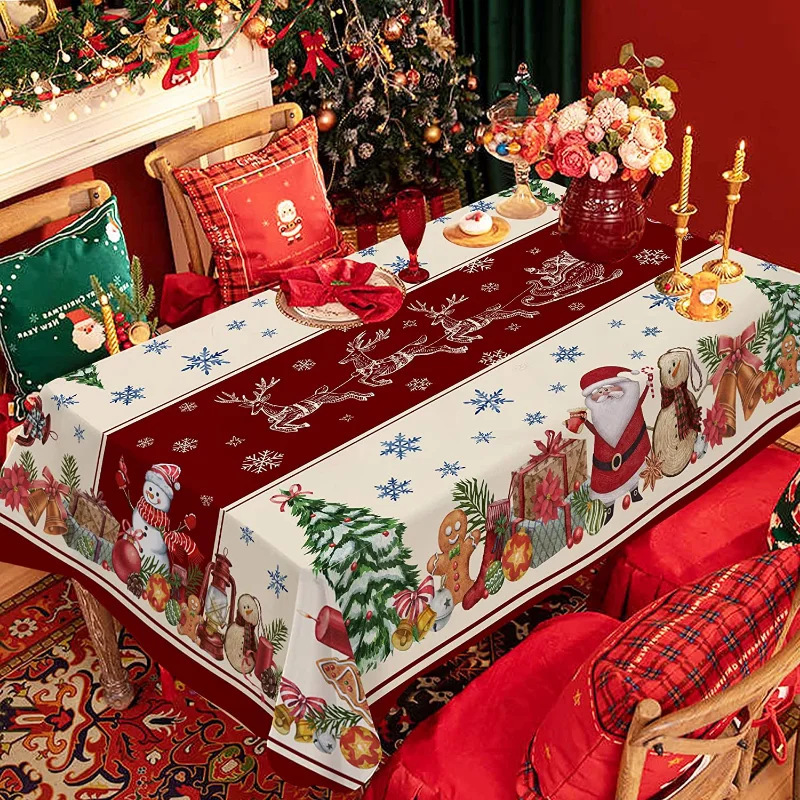 Rechthoekig kersttafelkleed