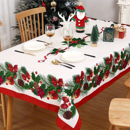 Rechthoekig kersttafelkleed