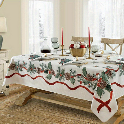 Rechthoekig kersttafelkleed