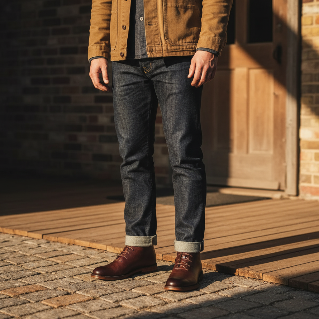 Image of Richard | Heren Veterschoenen Enkellaarsjes