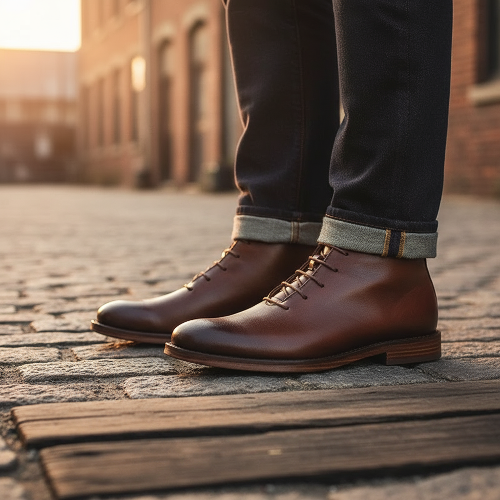 Image of Richard | Heren Veterschoenen Enkellaarsjes