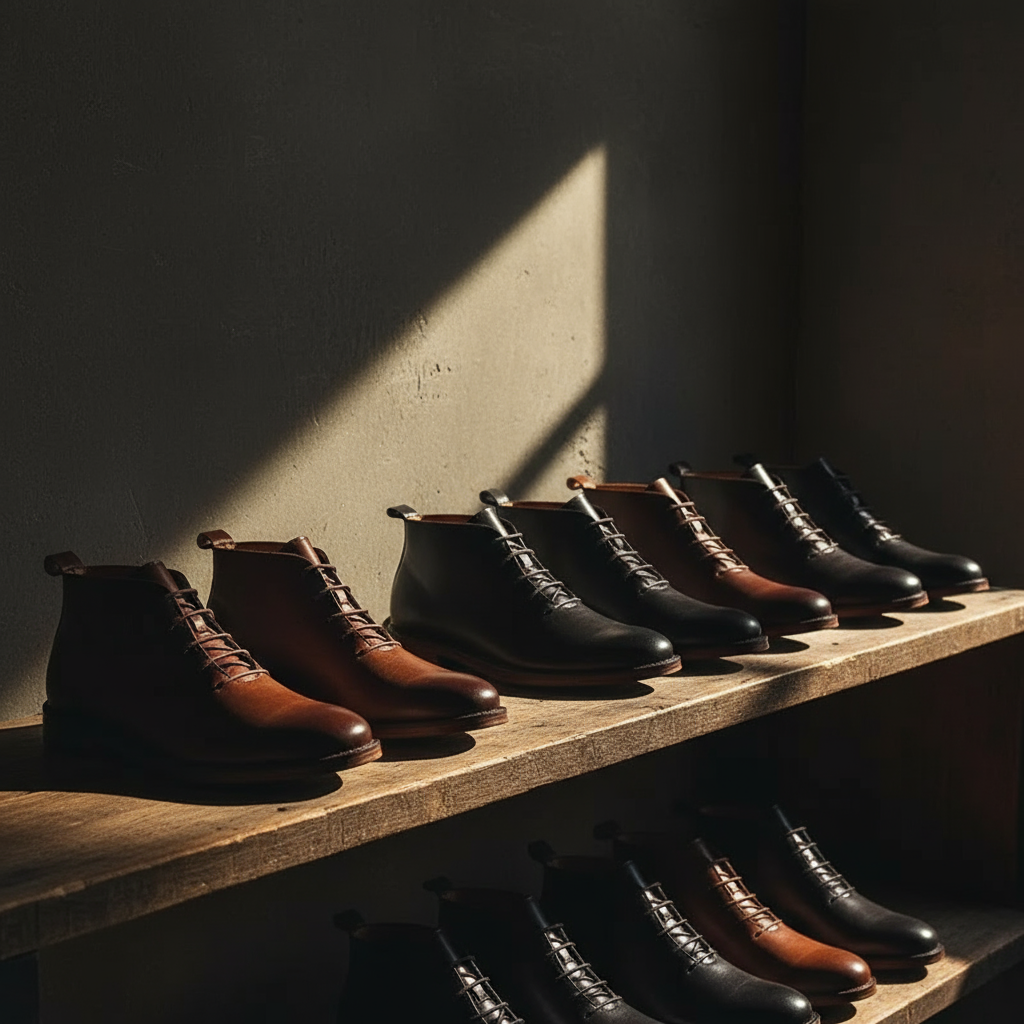 Image of Richard | Heren Veterschoenen Enkellaarsjes