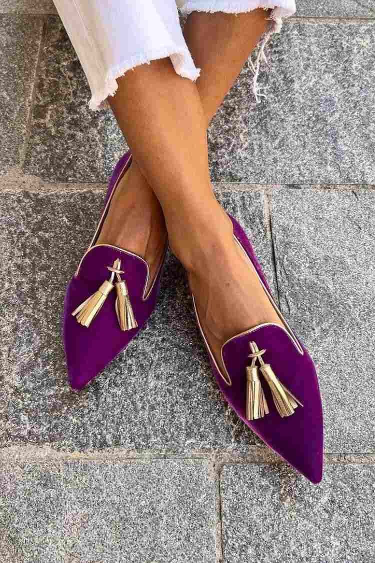 Image of Riet | Dames Pointed Toe Instaploafers