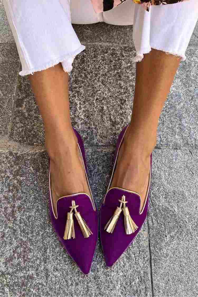 Image of Riet | Dames Pointed Toe Instaploafers