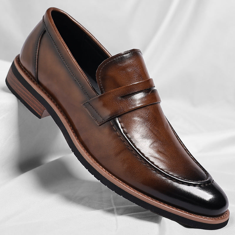 Image of Robbert | Heren Instap Leren Loafers