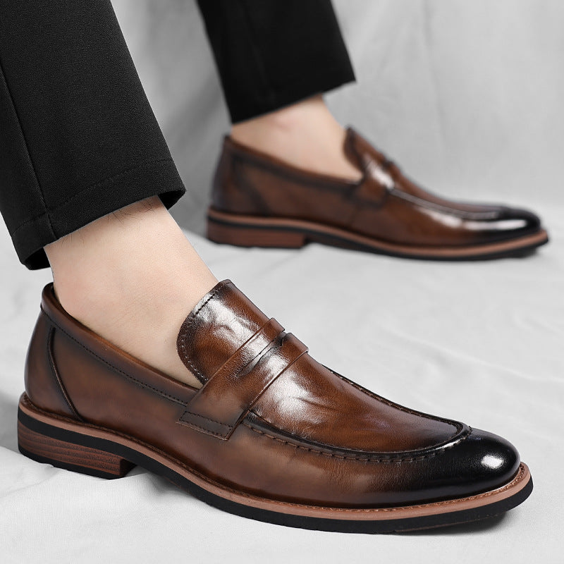 Image of Robbert | Heren Instap Leren Loafers
