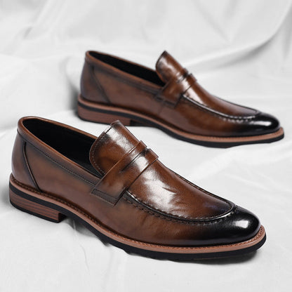 Image of Robbert | Heren Instap Leren Loafers