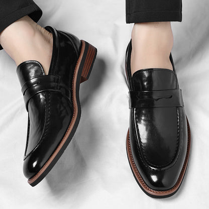Image of Robbert | Heren Instap Leren Loafers