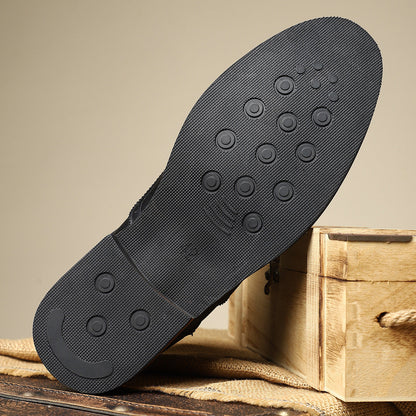 Image of Roger | Heren Veterschoenen Wingtip Enkellaarsjes