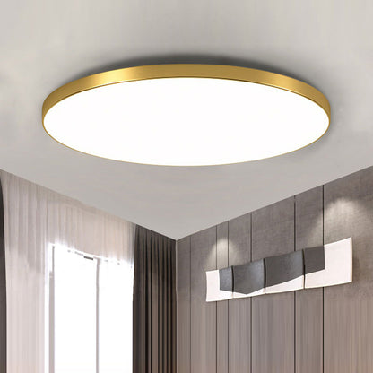 Ronde led-plafondlamp met vlak profiel
