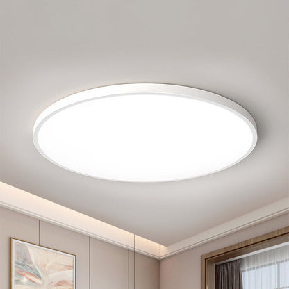 Ronde led-plafondlamp met vlak profiel