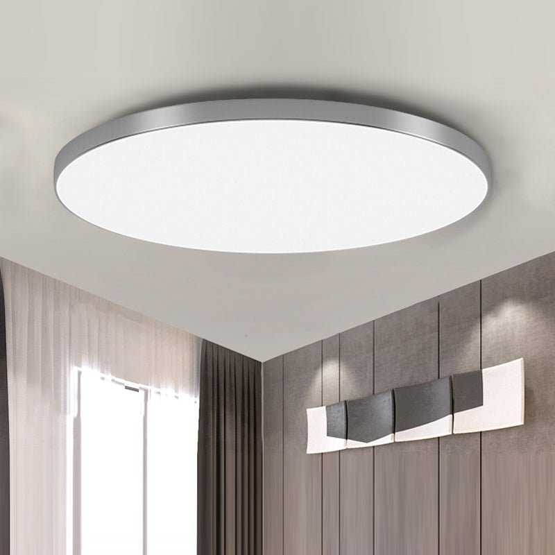 Ronde led-plafondlamp met vlak profiel