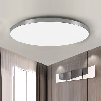 Ronde led-plafondlamp met vlak profiel