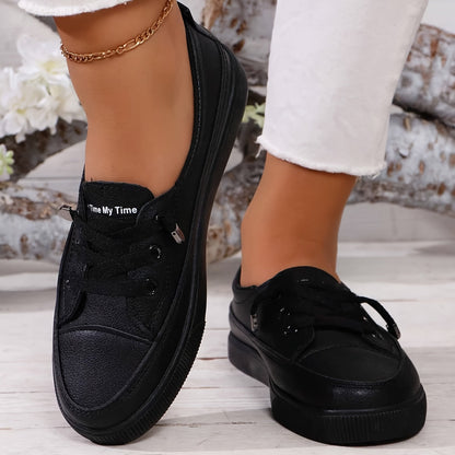 Image of Roos | Dames Veterschoenen Platform Sneakers