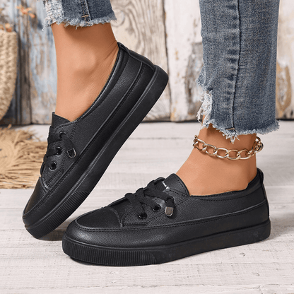 Image of Roos | Dames Veterschoenen Platform Sneakers