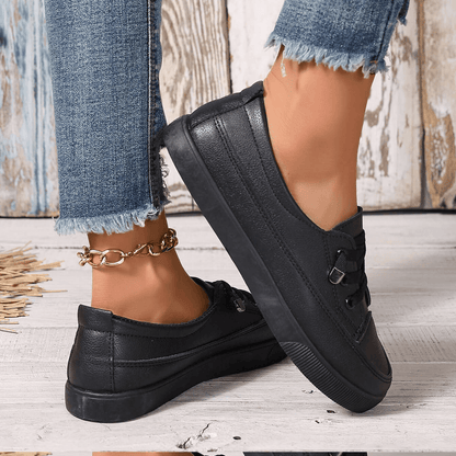Image of Roos | Dames Veterschoenen Platform Sneakers